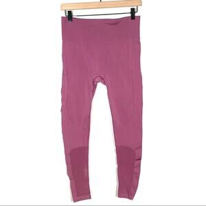 Joy Lab rose pink laser cut yoga workout athletic leggings size medium M